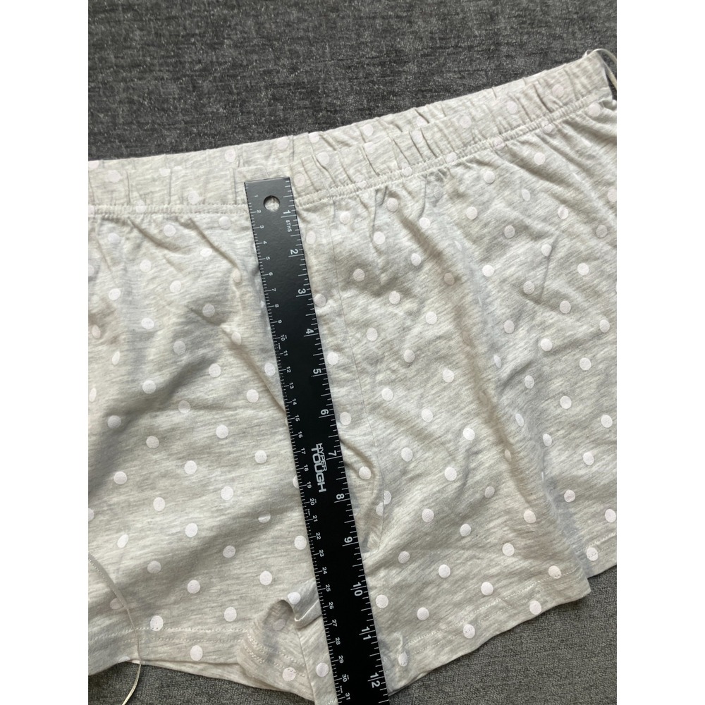 Disney Primark Lounge Shorts Womens Large‎ Gray Polka Dot Side Tie Sleepwear - Picture 7 of 9